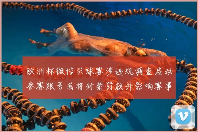 欧洲杯微信买球赛涉违规调查启动参赛账号或将封禁罚款并影响赛事公信力